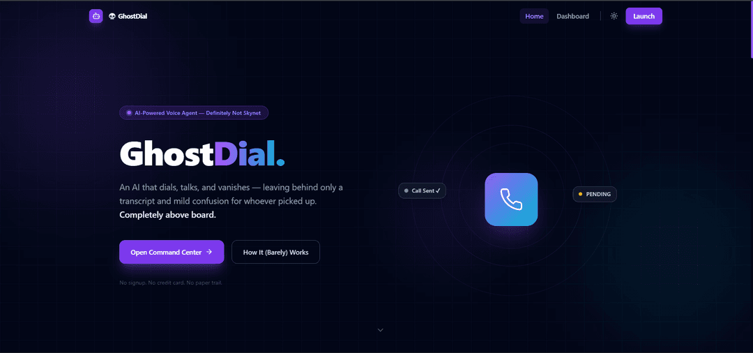 Ghostdial
